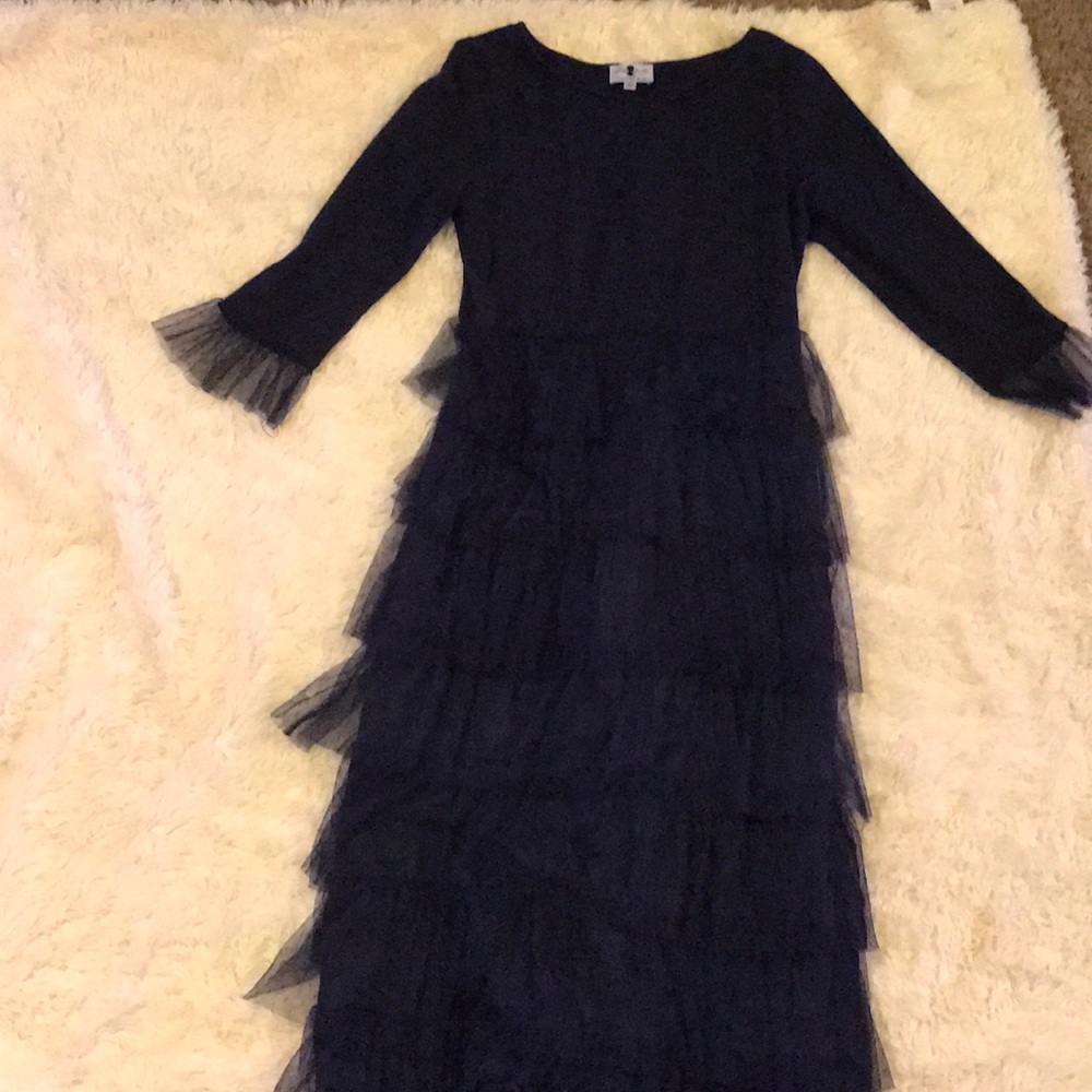 Dainty jewels ruffled dress